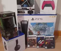 Paquete Sony PlayStation 5 con 2 controles (PS5),