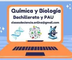 QUÍMICA Y BIOLOGÍA BACHILLERATI