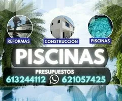 Tu piscina en tiempo récord.