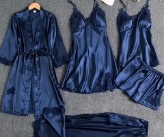 Conjunto Pijama Mujer Satén - 6