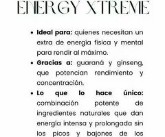 Energy Xtreme (E-X ) – Energía sostenida y enfoque diario (30 sobres) - 3