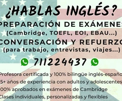 Domina el inglés en 2026! Profe certificada, 15+ años experiencia