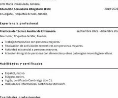 Auxiliar de Enfermería