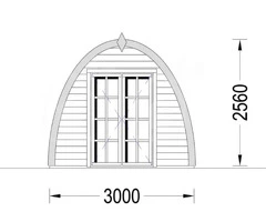 OFERTA Bungalow casa de madera prefabricada - 6