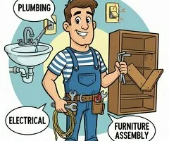 Manitas realiza pequeños trabajos de electricidad y montaje de armarios de cocina y fontanería