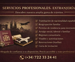 ABOGADA EXTRANJERIA - ARRAIGOS - PERMISOS - NACIONALIDAD