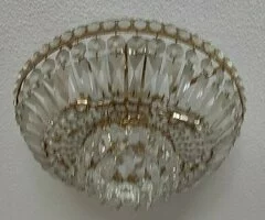 Lampara de araña cristal