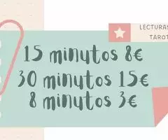 TAROT BARATO 15 minutos 8€