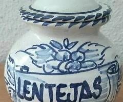 Bote para legumbres de cerámica
