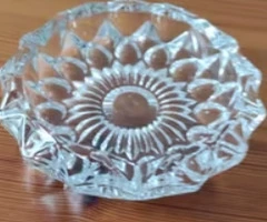 Pareja ceniceros cristal