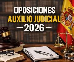 Temario reducido auxilio judicial 2026