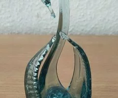 Figura decorativa cisne de cristal - 4