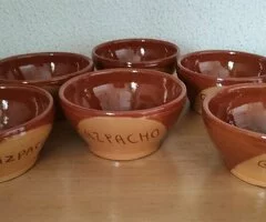Cuencos barro para gazpacho - 2