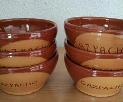 Cuencos barro para gazpacho - 3