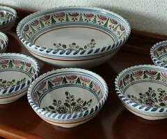 Juego gazpacho cerámica de Talavera de la Reina - 3