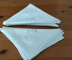 Manteleria blanca bordada - 3