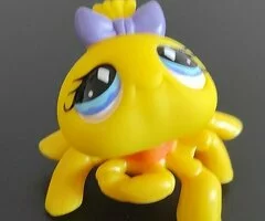 Littlest Pet Shop LPS . Araña amarilla - 2