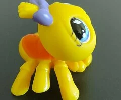 Littlest Pet Shop LPS . Araña amarilla - 4