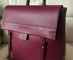 NOA- mochila de cuero genuino unisex Italia