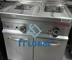 Freidora Gas 8 + 8  Litros Con Mueble ARISCO - 2