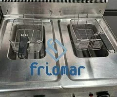 Freidora Gas 8 + 8  Litros Con Mueble ARISCO - 3