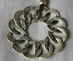 Bisuteria colgante metal envejecido - 4