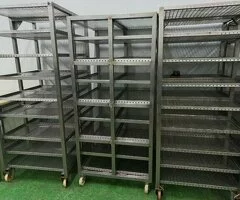 se venden carros de acero inox con bandejas - 4