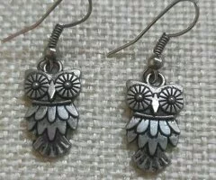 Pendientes plateados - 2