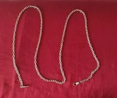 Cadena plateada para bolso - 3