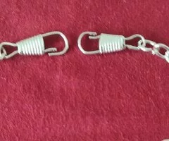 Cadena plateada para bolso - 7