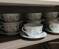 Juego de consomé porcelana - 9