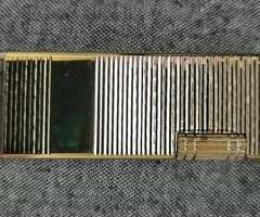 Mechero cromado dorado - 2