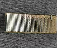 Mechero cromado dorado - 4