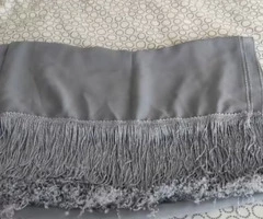 "Pañuelo-echarpe color gris" - 2