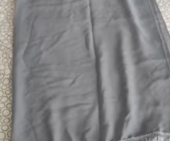 "Pañuelo-echarpe color gris" - 6