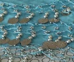 Pañuelo danza de vientre azul