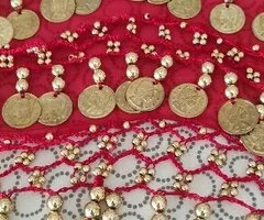 Pañuelo danza de vientre rojo