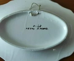 Bandeja o plato ovalado de cerámica Talavera de la Reina - 4