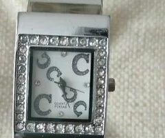Reloj metal bisuteria plateado