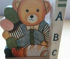 Sujeta libros madera - 3