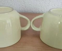 Juego de tazas amarillas- 2 piezas - 6