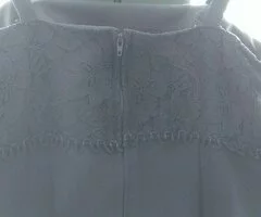 Vestido azul ceremonia 2 piezas - 3