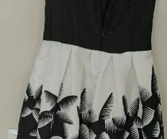 Vestido negro y blanco - 5