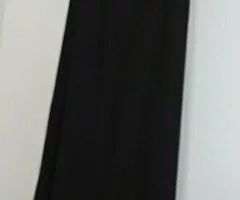 Vestido ceremonia negro y rojo