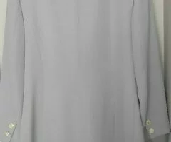 Vestido y levita gris para eventos - 4