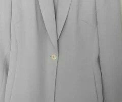 Vestido y levita gris para eventos - 3