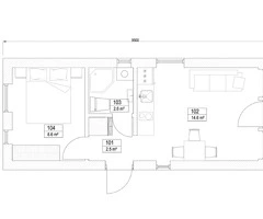 Casa Modular 38 m² con Terraza - 7