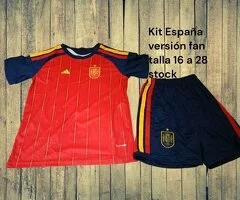 Kit niño España talla 16 a 28