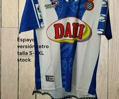 Camiseta Espanyol versión retro talla S-2XL