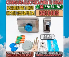 Cerradura Electrónica ANTI-OKUPA RFID